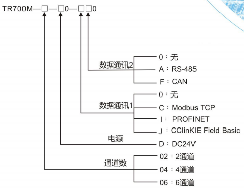 TR700M 智慧型多通路沉量变送器TR700M